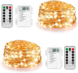 Christmas Led Outdoor Copper Wire Ambient Light Battery Box Waterproof Decoration Lights