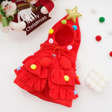 Christmas Pet Cloak Poncho