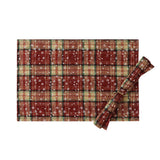 Christmas Plaid Table Runner and Placemats