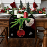 Christmas Grinch Table Runner Tablecloth