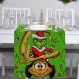 Christmas Grinch Table Runner Tablecloth