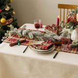 Christmas Plaid Table Runner and Placemats