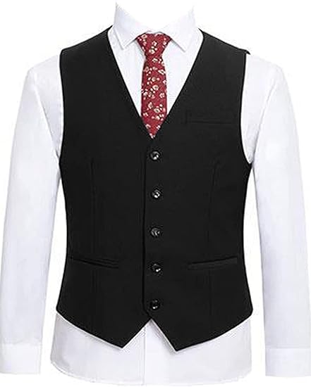 Men's Plus Size 3 Pieces Suit Big Tall Notch Lapel Two Buttons Wedding Tux Vest Pants