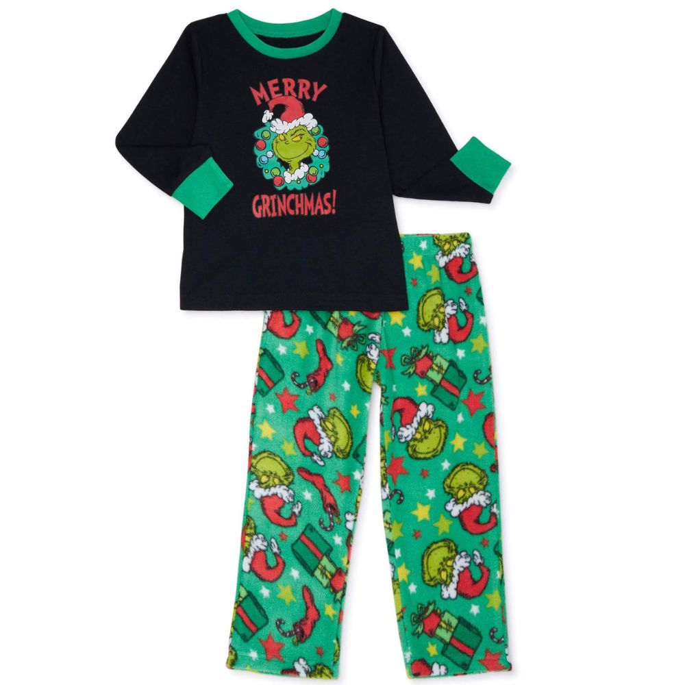 Christmas Merry Grinchmas Family Matching Pajamas Sets